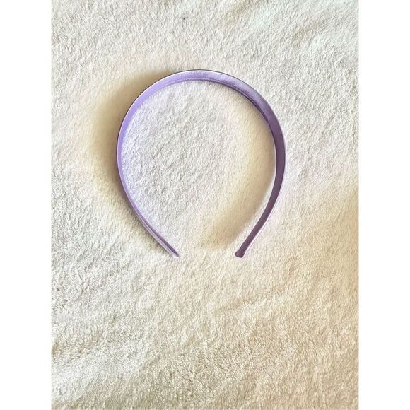 Light purple preppy satin headband - Picture 3 of 3